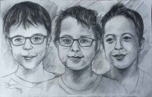VIRTUAL - LEARNING CHARCOAL PORTRAITS