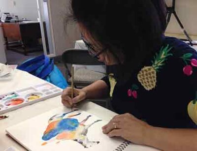 VIRTUAL - EXPERIMENTAL WATERCOLORS - Intermediate - Image 4